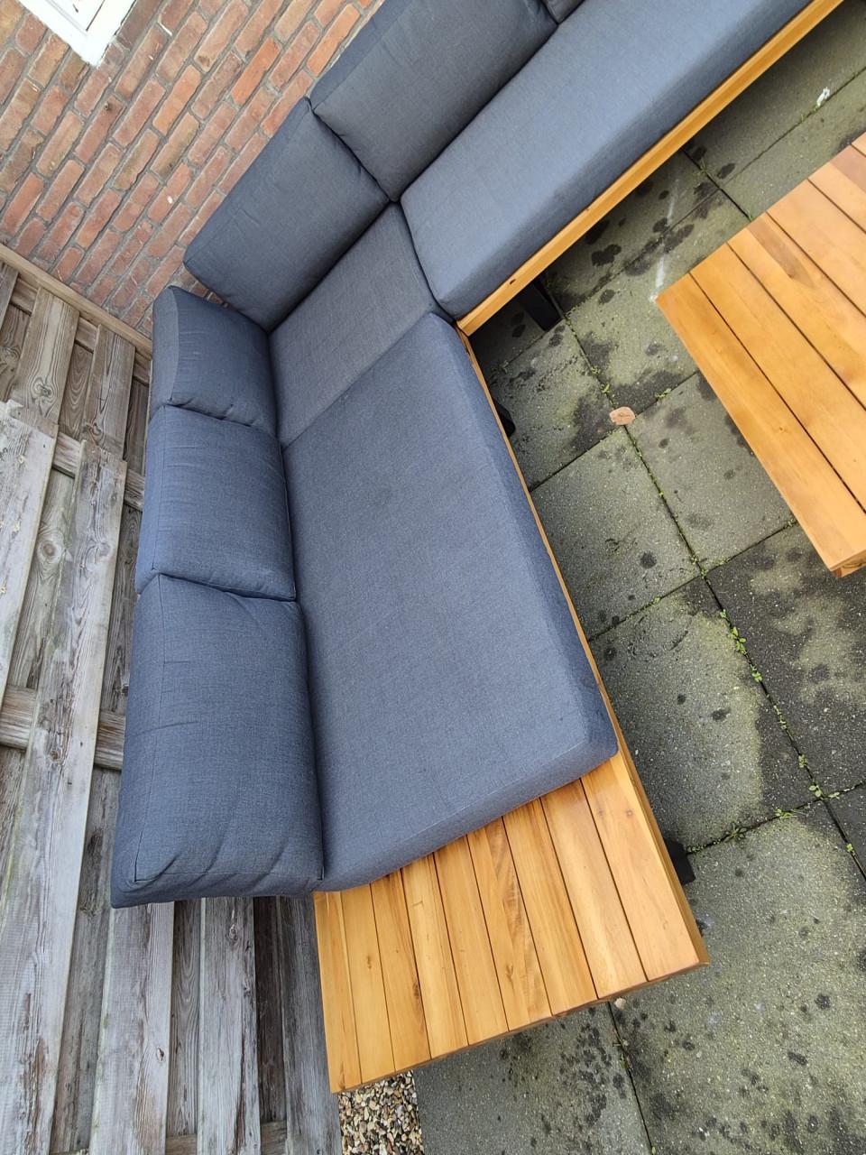 Aluminium loungeset (BEZORGING MOGELIJK)