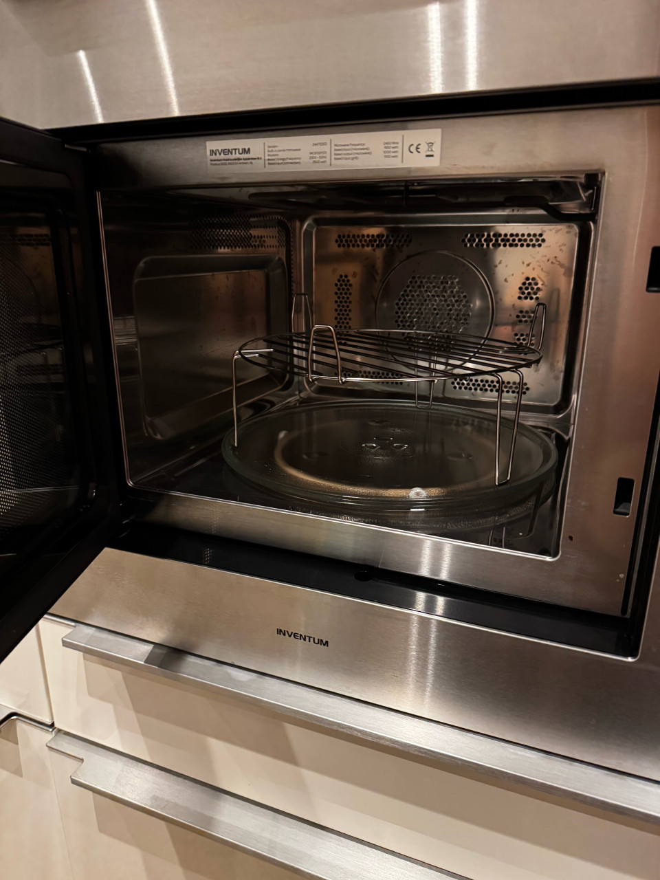 Inbouw combi magentron/oven