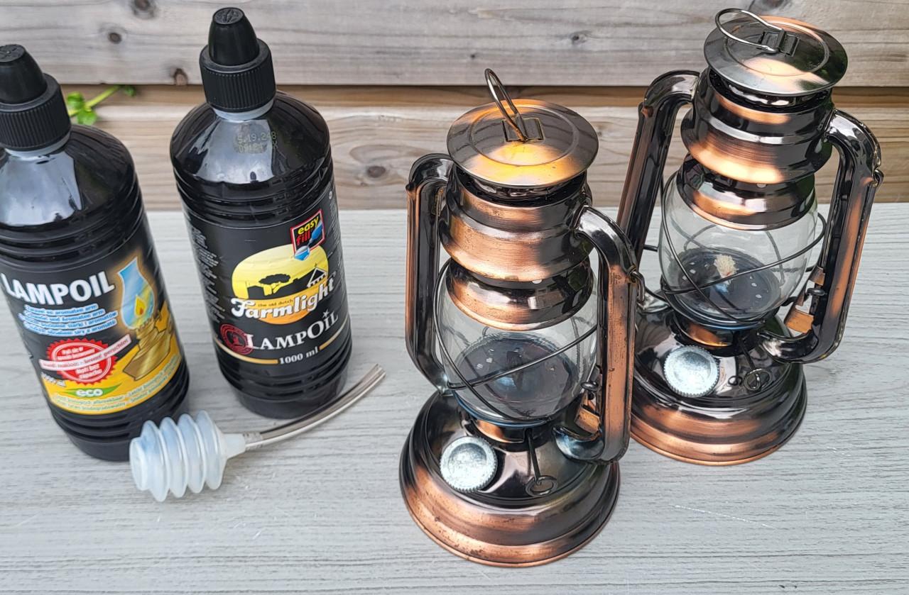 Olielamp petroleumlamp lamp tuinfakkel 2 stuks
