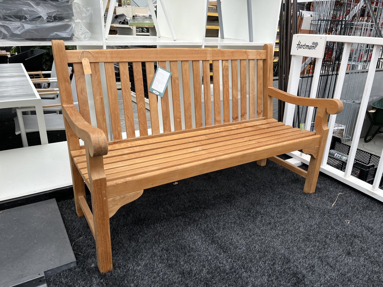Teak bank 150 cm