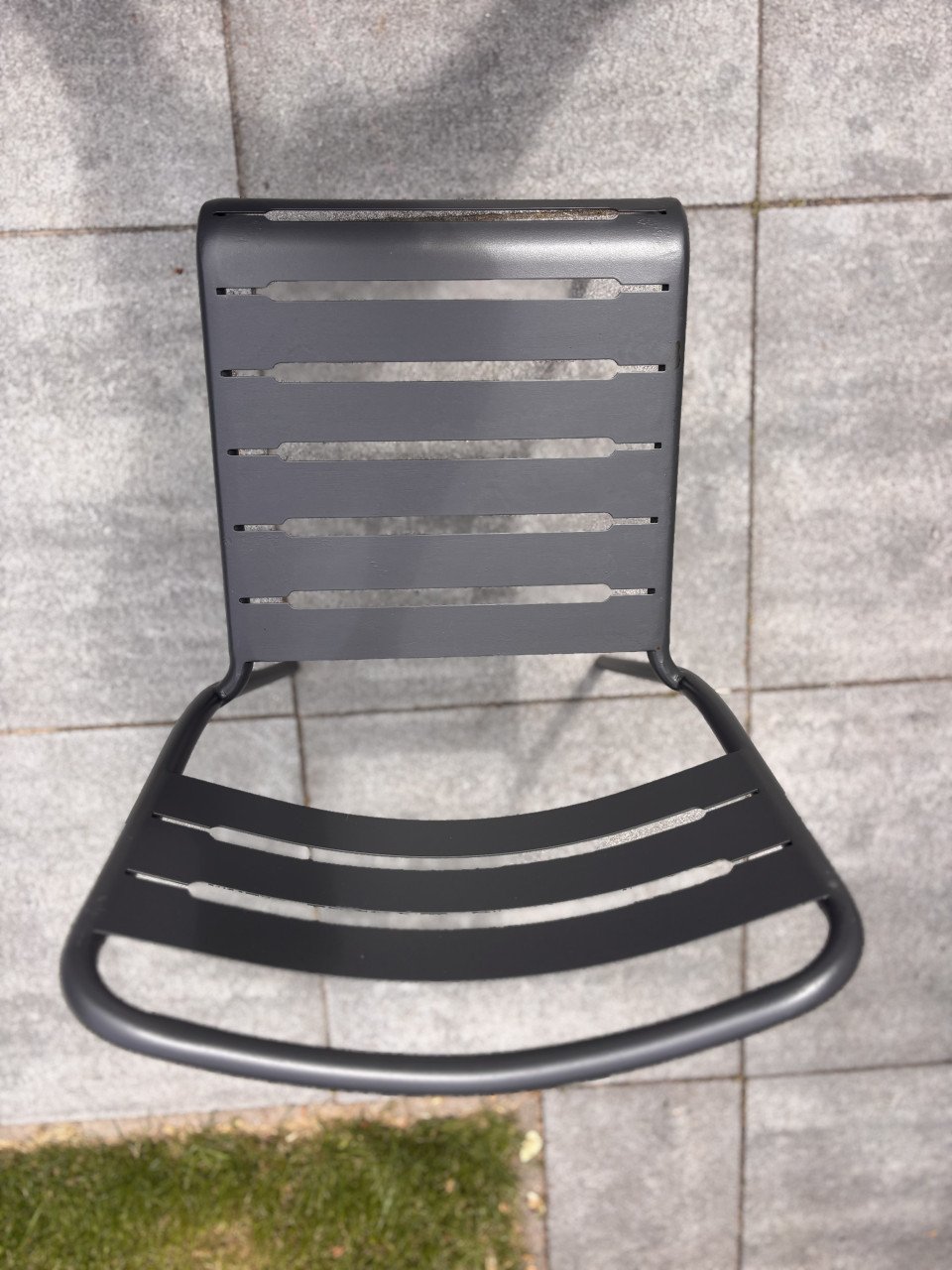 Stalen tuinstoelen