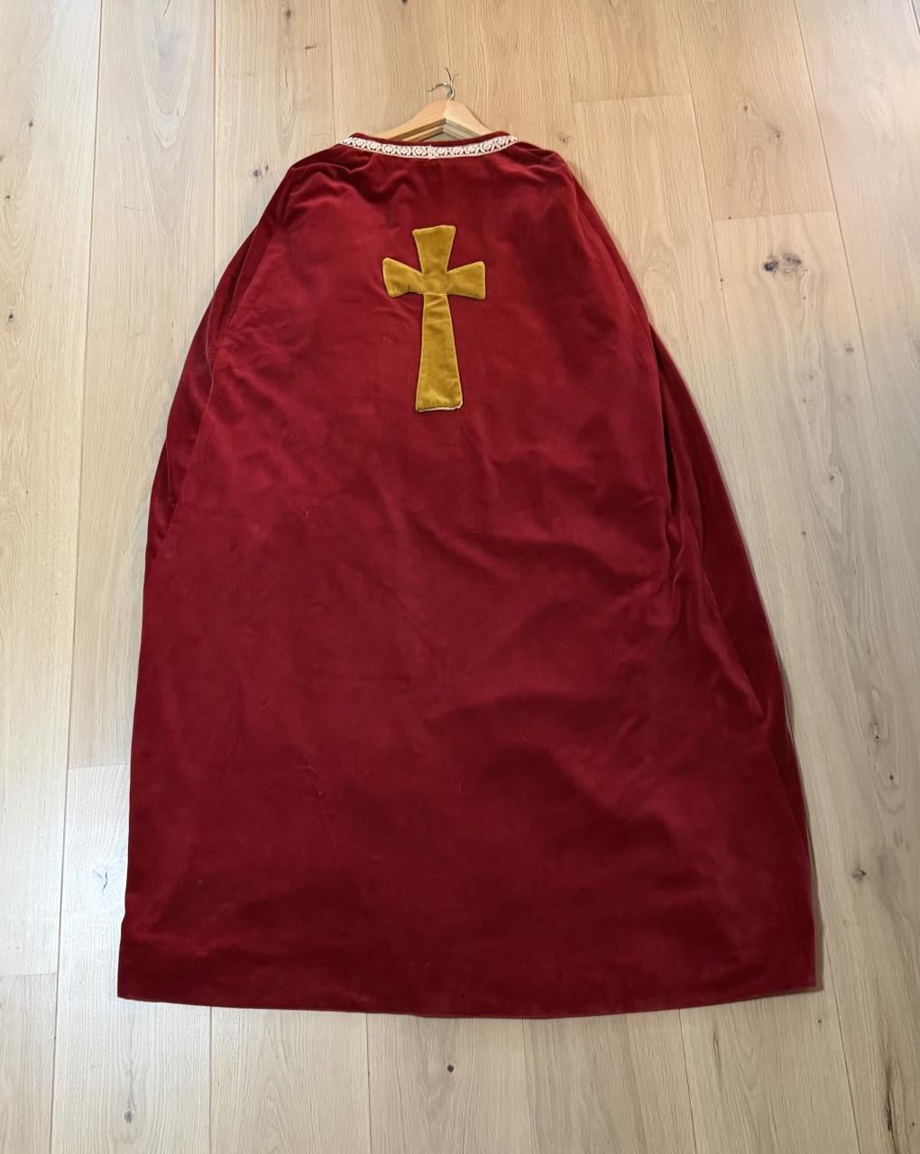 Prachtig vintage Sinterklaaspak – handgemaakt en vol karakter!