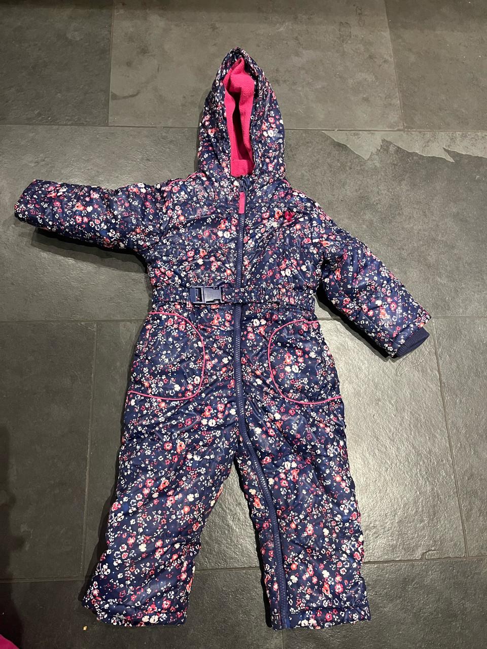 Warm skipak meisjes maat 2-3,5 jaar