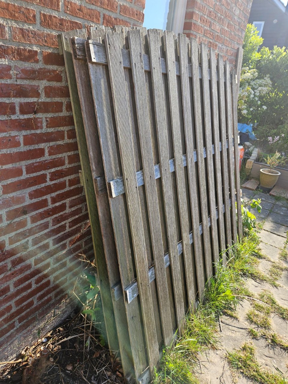 Hardhouten schuttingpanelen