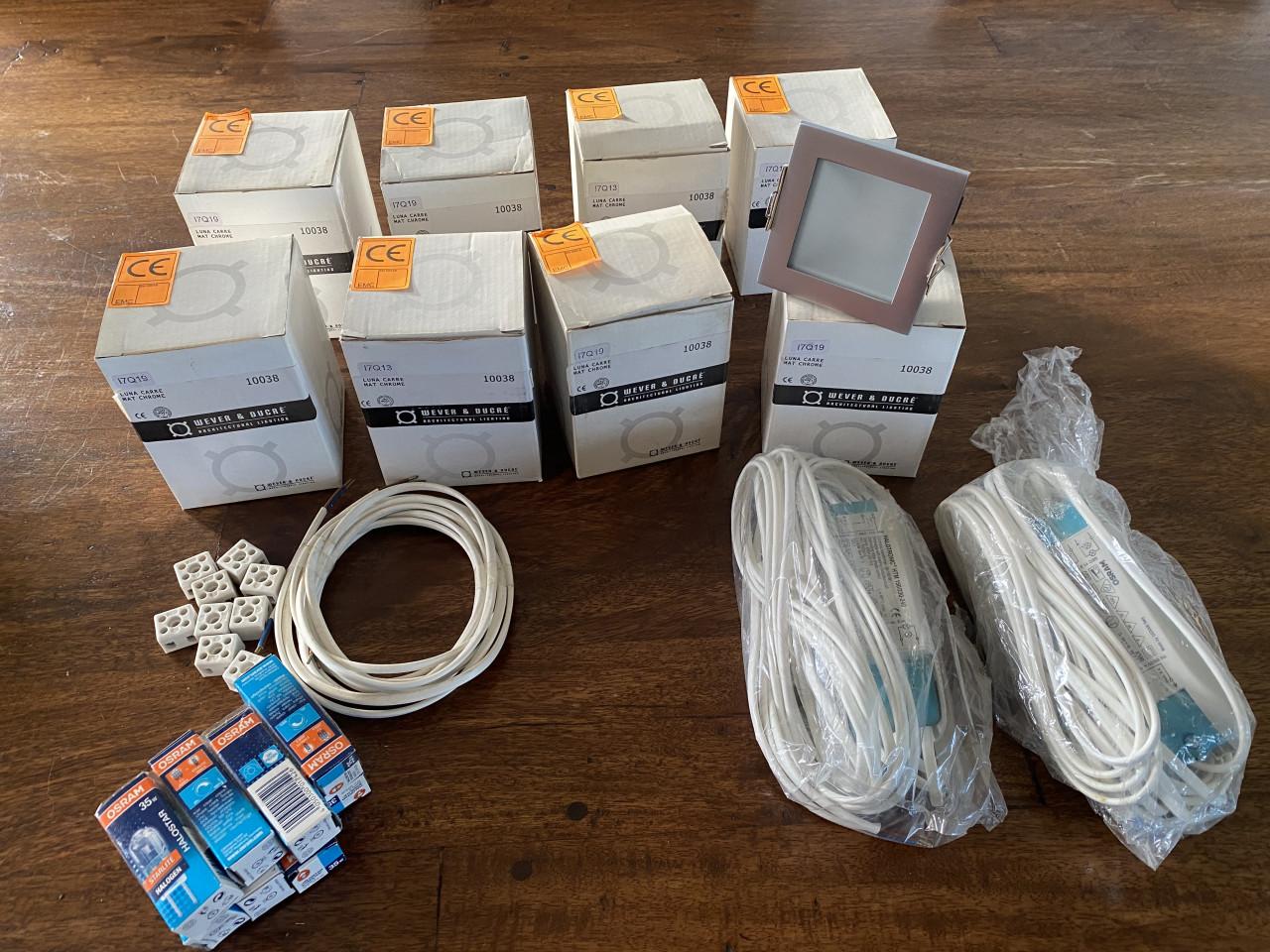 Nieuwe complete set inbouwspots Wever &Ducré