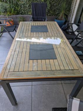 Glasplaat tafel