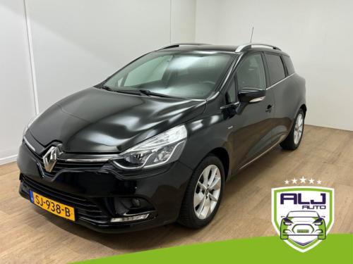Renault Clio estate occasion 0.9 tce limited | zwart | airco | tweedehands 
