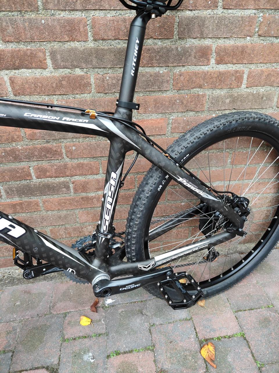Sensa mountainbike Carbon zeer lichte fiets deore Rock Shox