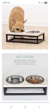 Honden/katten voerbak