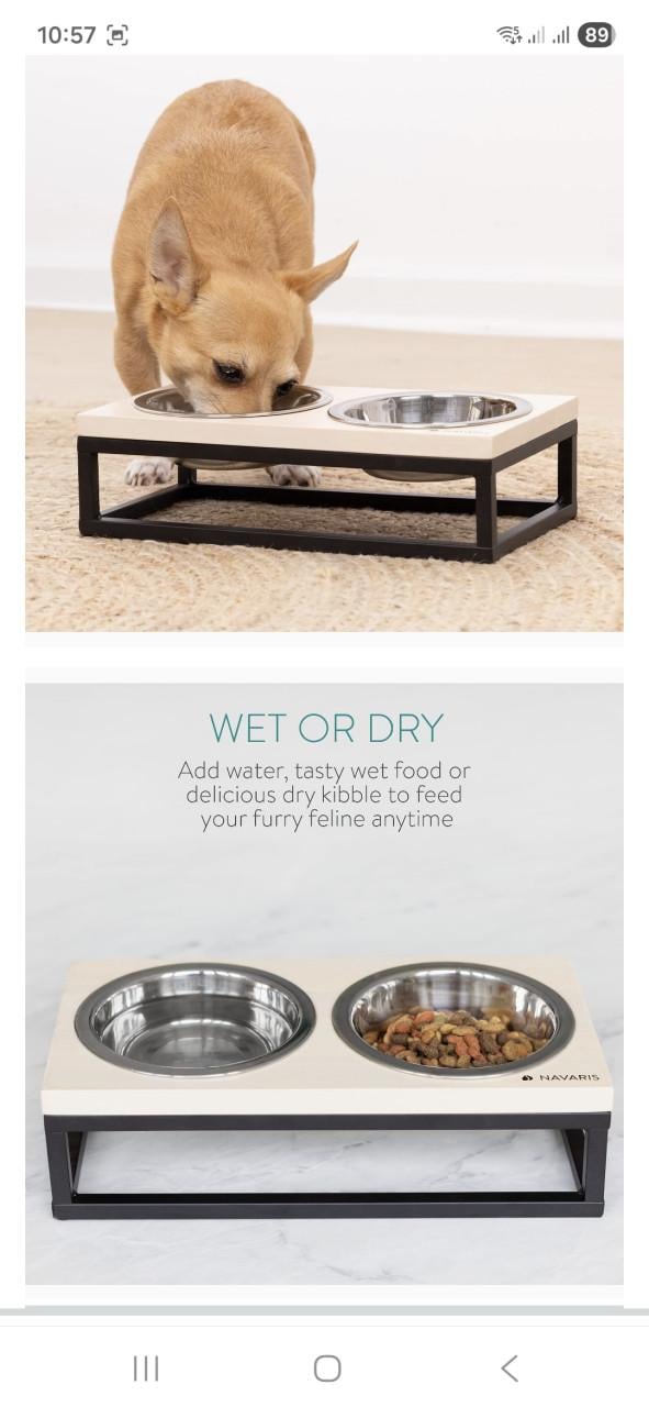 Honden/katten voerbak