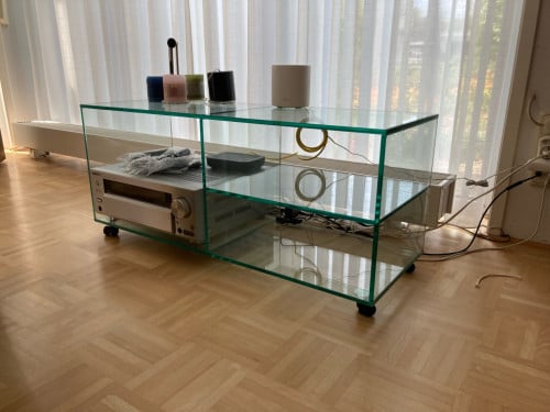 Glazen tv meubel