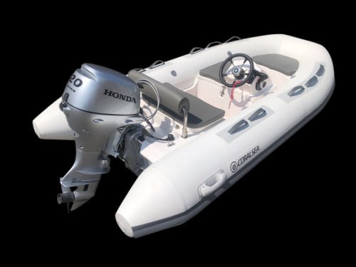 Coralsea 320 Polyester Rib met Honda BF20 SRTU