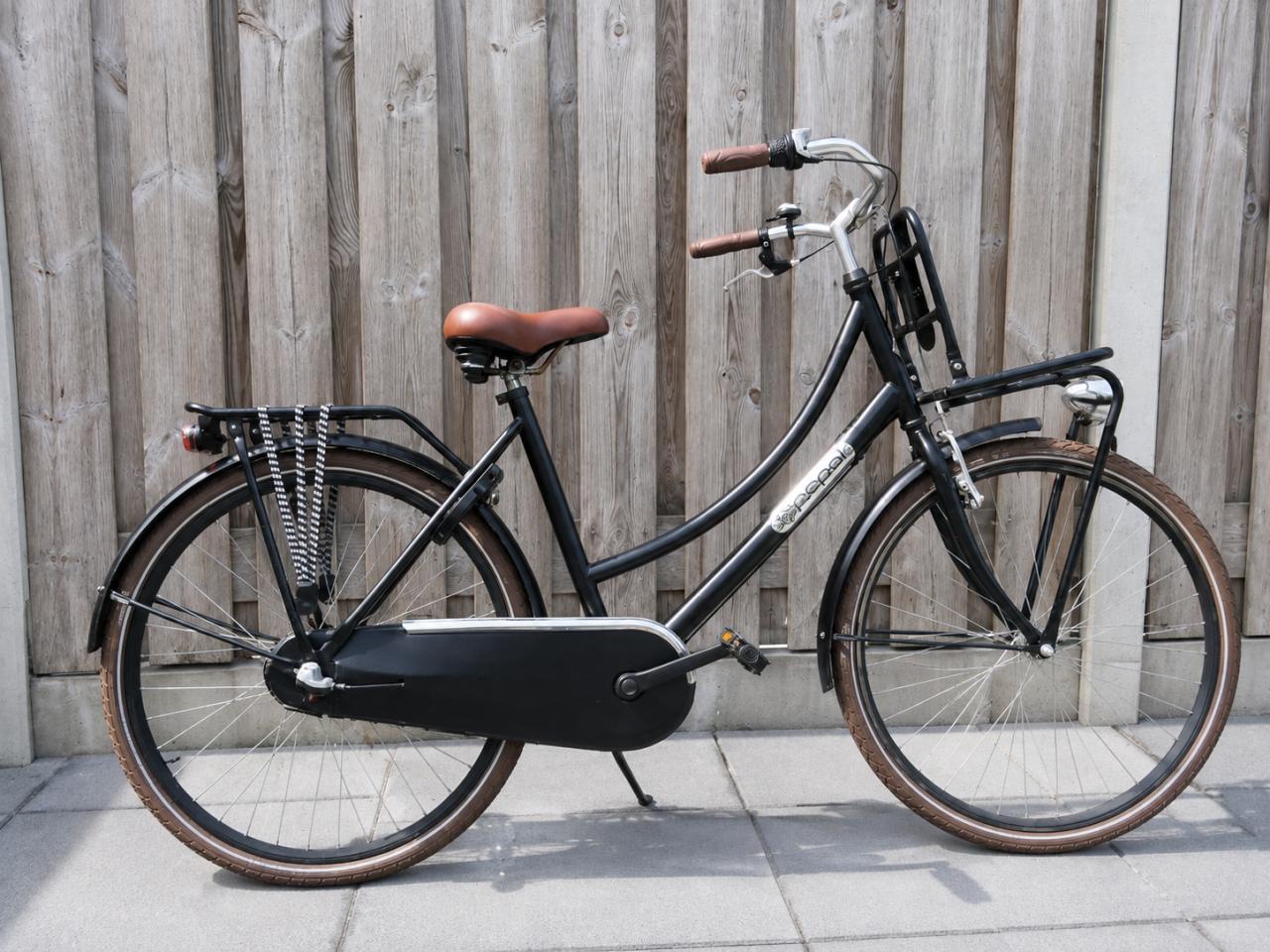 🚲 Popal Daily Dutch Meisjesfiets – 26 inch – 3 Versnellingen – Zwart 🖤