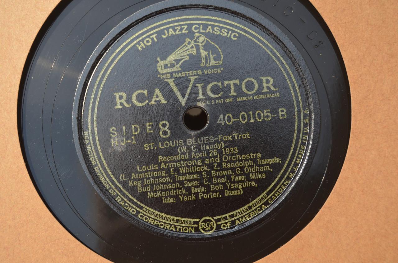 4 x Louis Armstrong 78 rpm opnames uit 1932 / 1933