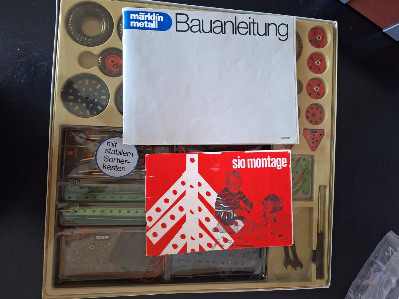 Bouwsysteem metaal. Marklin metall. Retro
