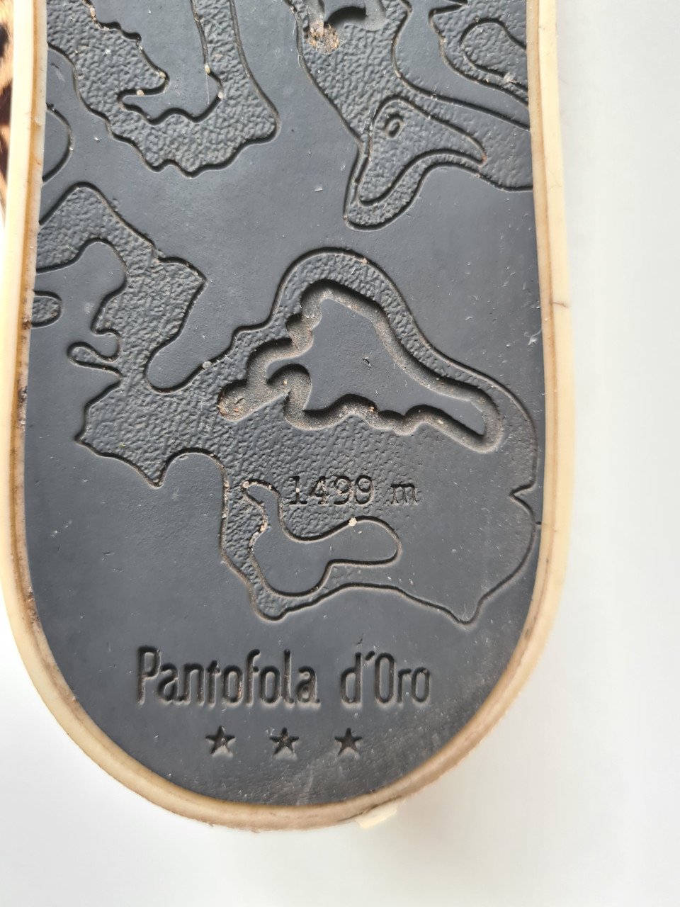 Pantofola D' Ora leren tijgerprint sneackers  Maat 39