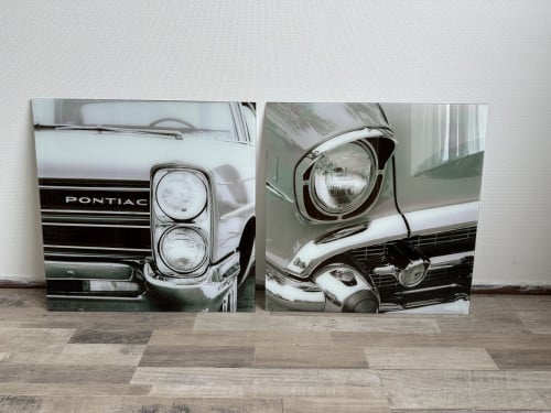 Afdruk of glas Oldtimer