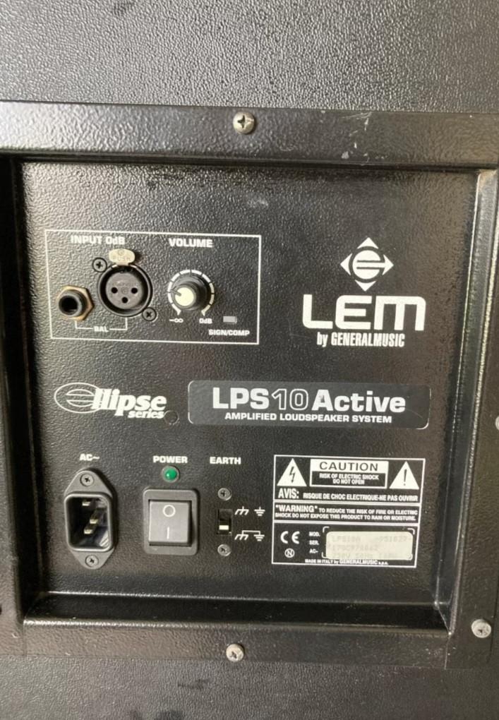 2 x LEM LPS10A Actieve Luidsprekers