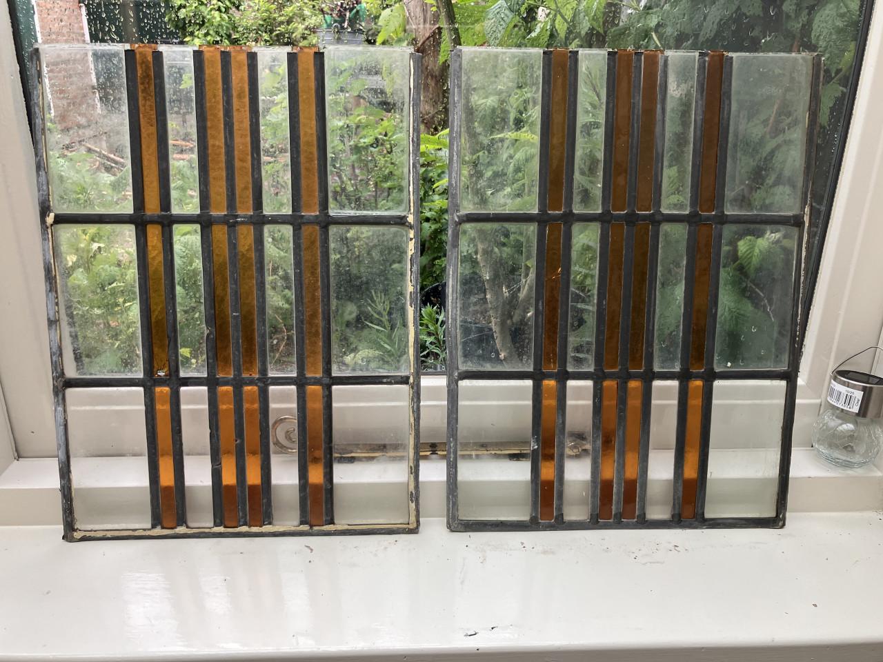 Glas in lood ruiten