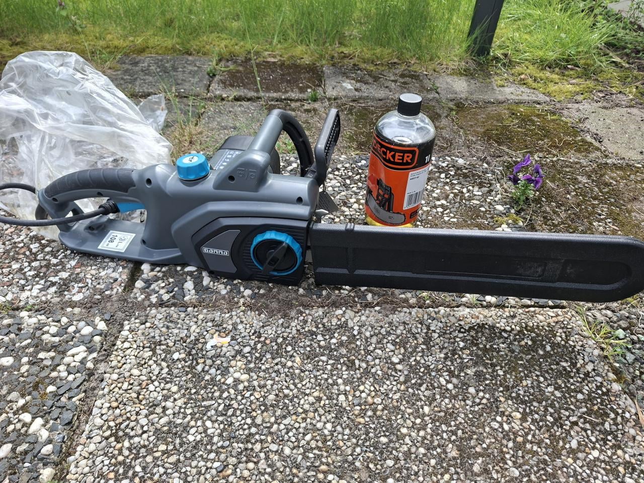 Zgan kettingzaag met 1 liter olie