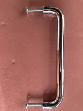 19x Retro Hoogglans chromen handgrepen
