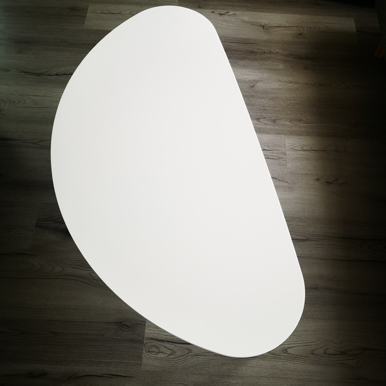 Witte ovale salontafel (jysk)