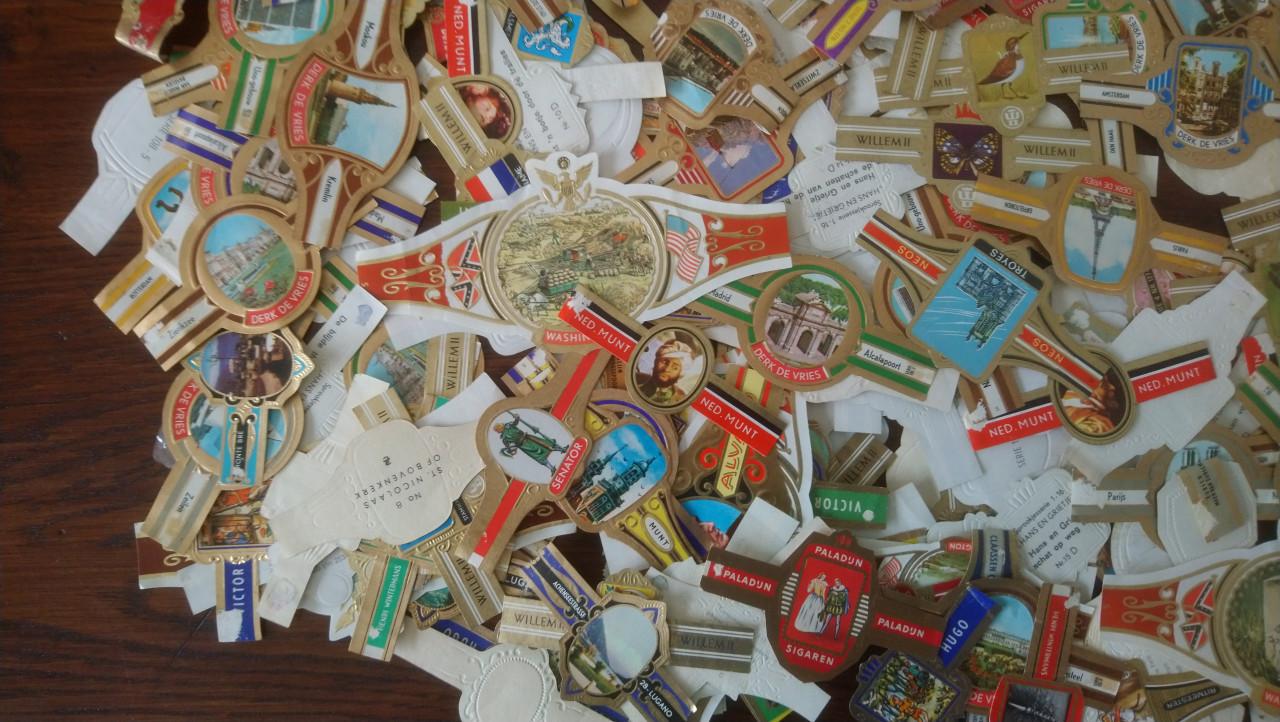 Verzameling sigarenbandjes