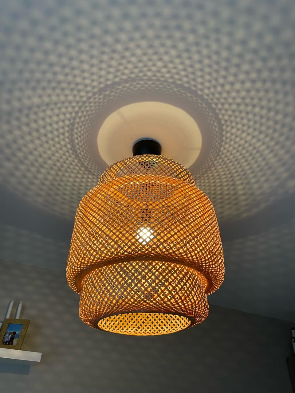 IKEA SINNERLIG Hanglamp Bamboe Handgemaakt 50 cm