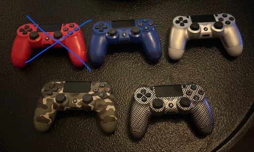 Diverse Ps4 controllers