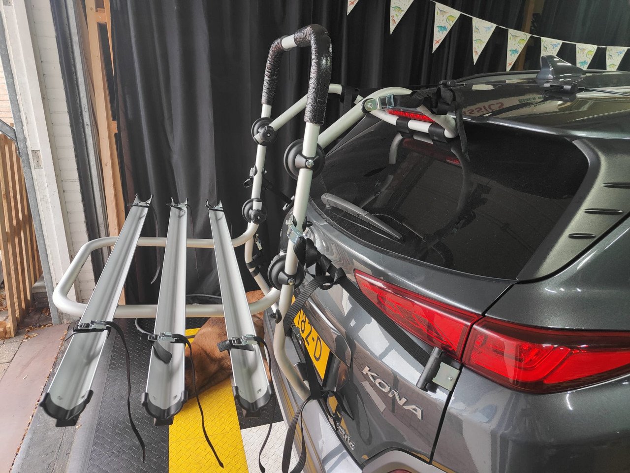 Fietsdrager voor op de achterklep Hyundai Kona