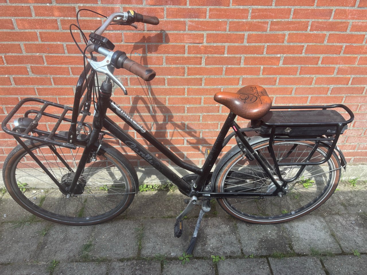 Elektrische fiets met defect