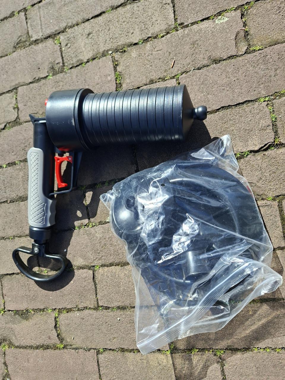 Luchtdrukontstopper.