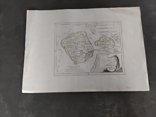 Antieke kaart Walcheren Noord Beveland jr 1790