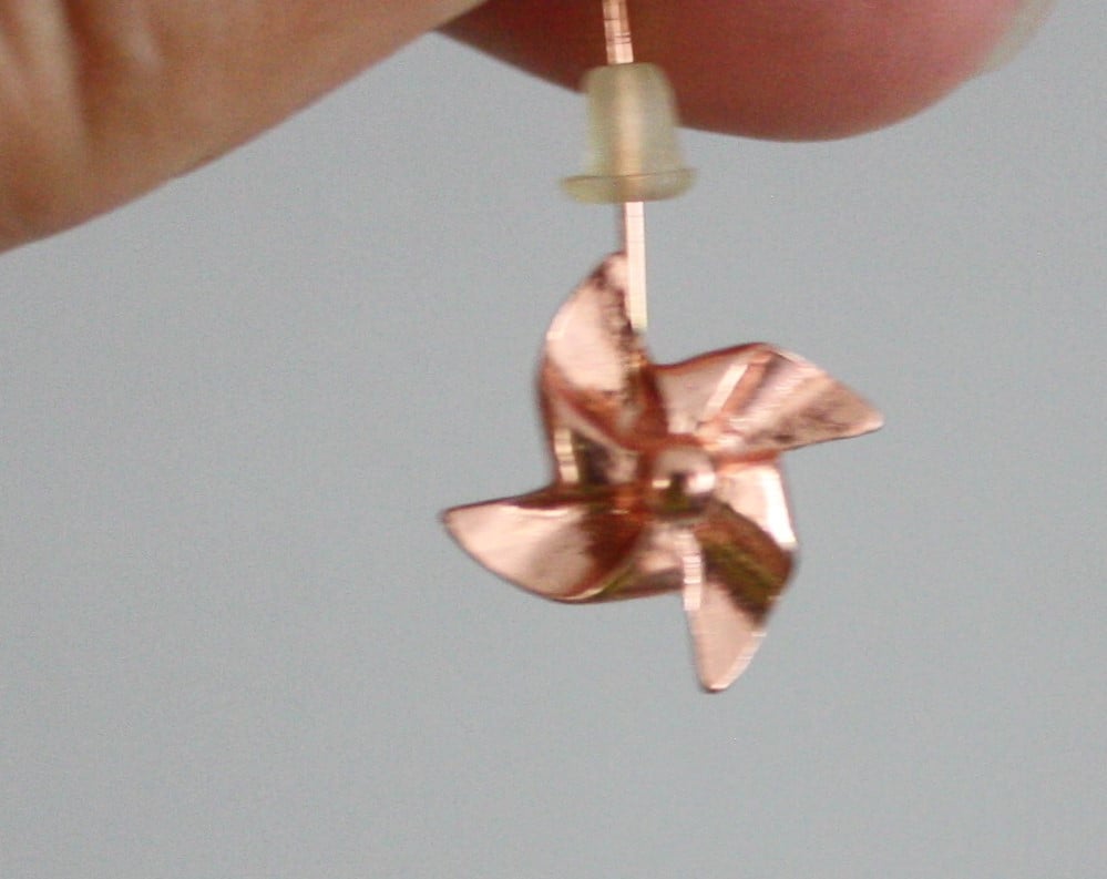 Rose kleurige oorbellen