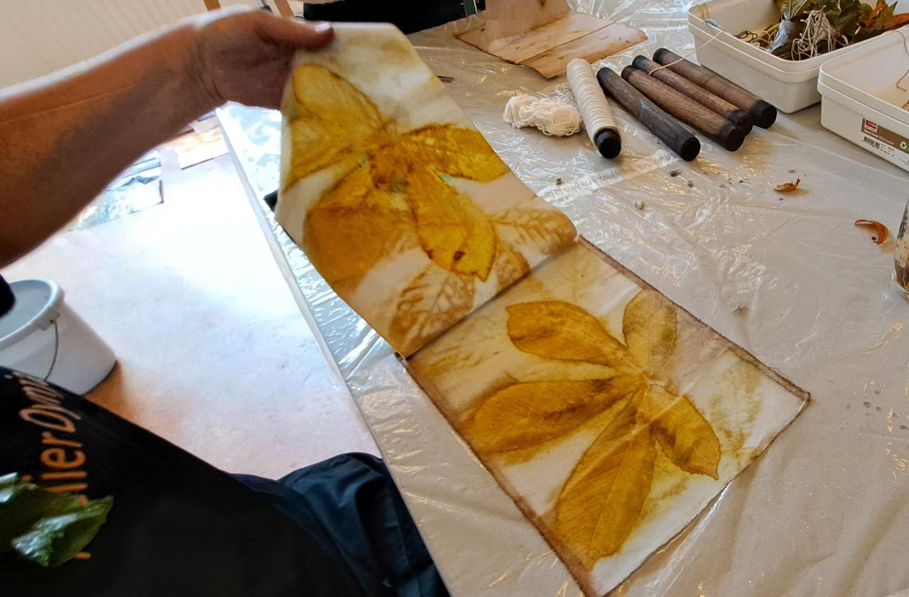 Workshop Ecoprinten op stof en papier 13 december