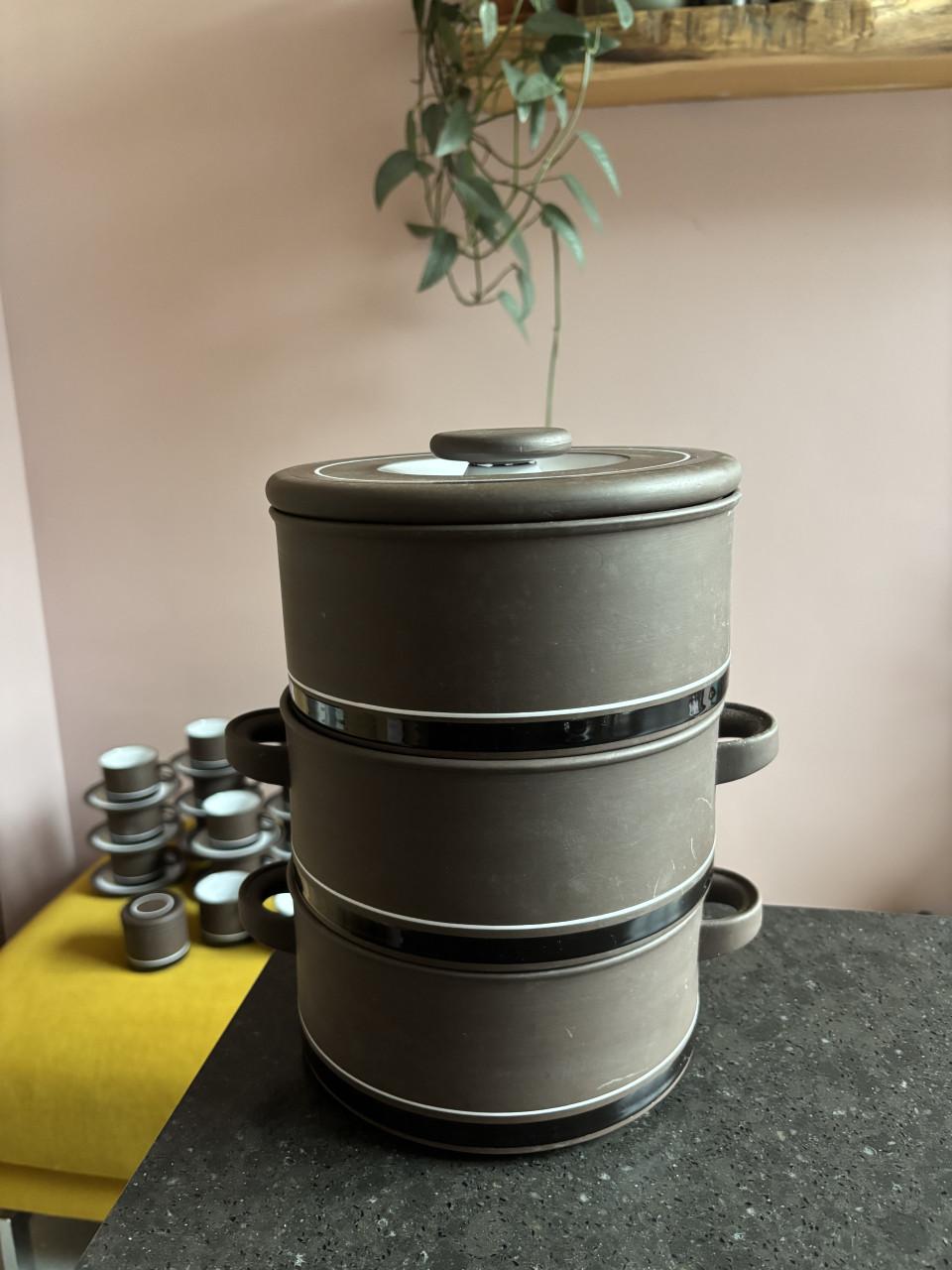 Vintage Hornsea Contrast servies ontworpen Martin Hunt