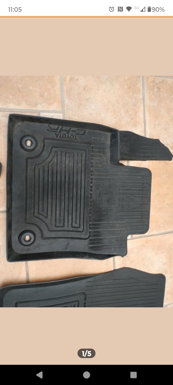 Origineel rubber matten set Toyota CH-R