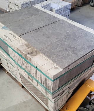 3030-390 Natuursteenlook tegels, Ceppo, 30x60 cm, grijs, van € 64,- voor