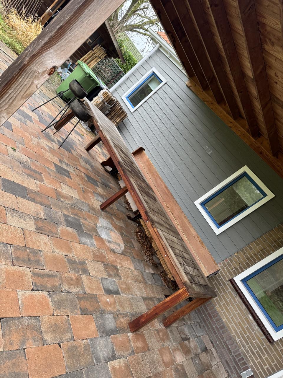 Tuintafel Teak extra lang