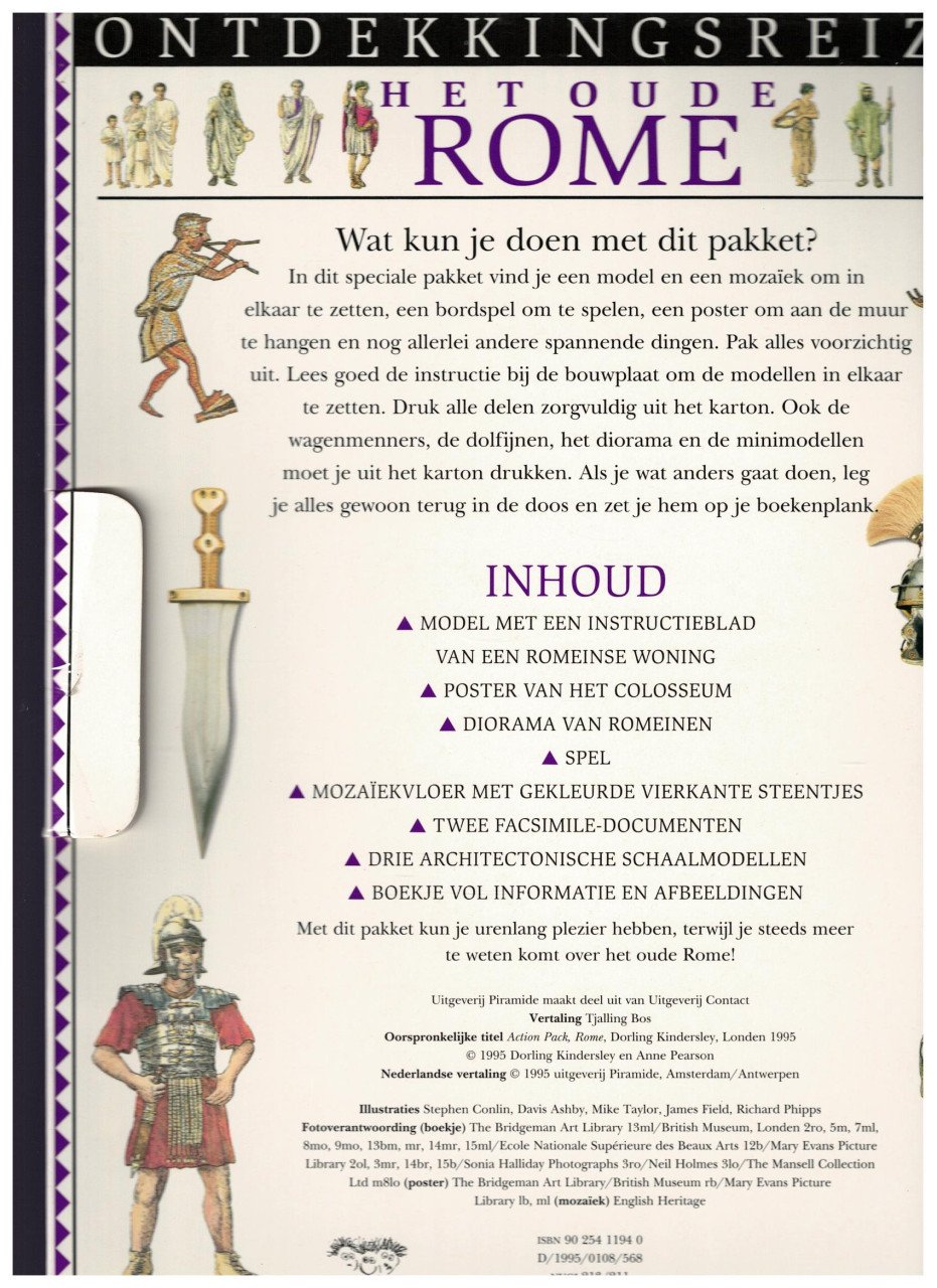 Het oude Rome, lees en doe boek, interactief