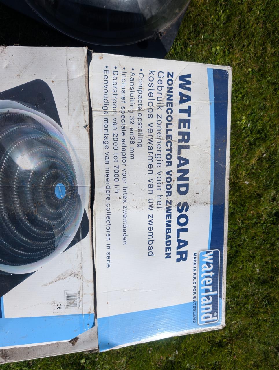 Zonne verwarmer zwembad