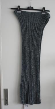 Nieuwe sjaal groen gebreid