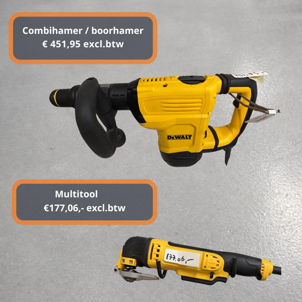 OPRUIMING -> DeWALT gereedschap bij Bouwpartner de Jonge!