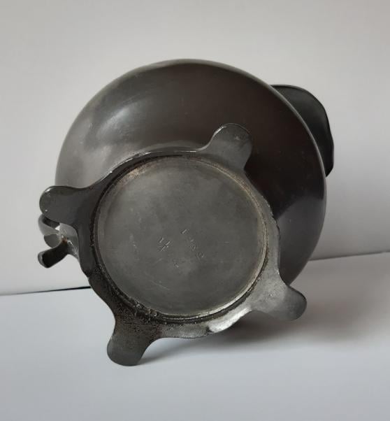 Schenkkannetje tin  ↑ 11,5 cm.