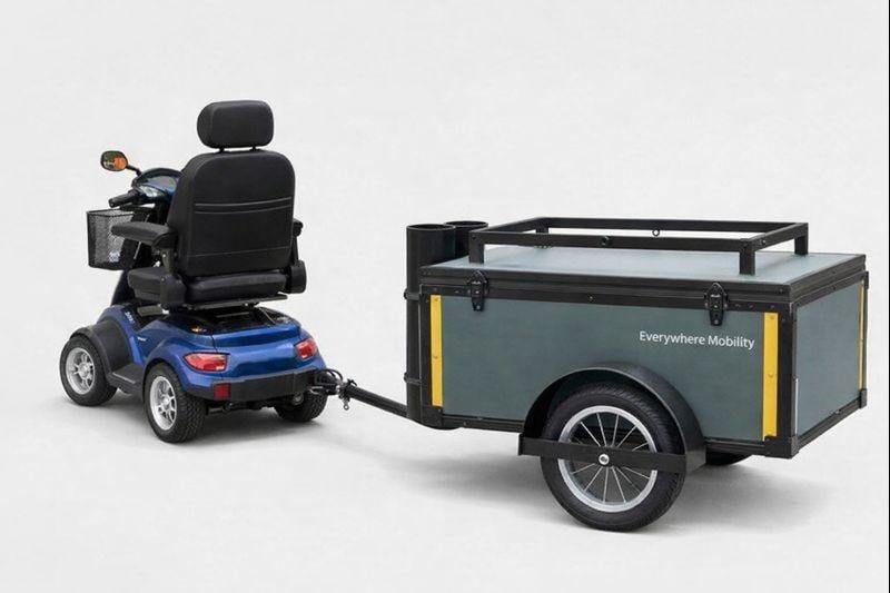 🎣 Ontdek de Vis Bagagewagentjes op de markt  bij  Everywhere Mobility