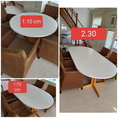 Uitschuifbare Tafel 75 euro tot dit weekend ophalen
