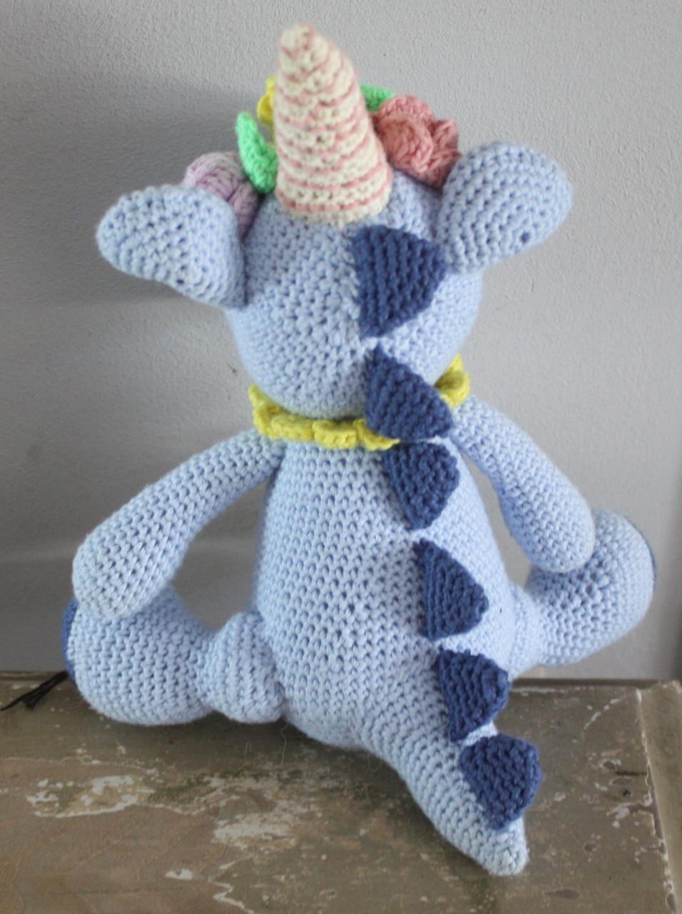 Knuffel gehaakte dino