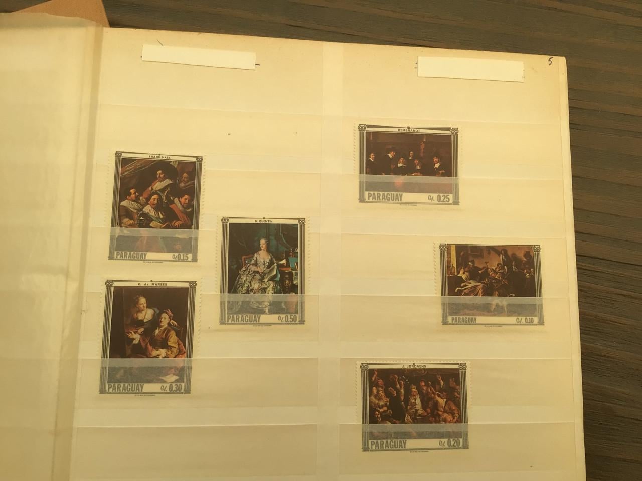Postzegels uit diverse landen