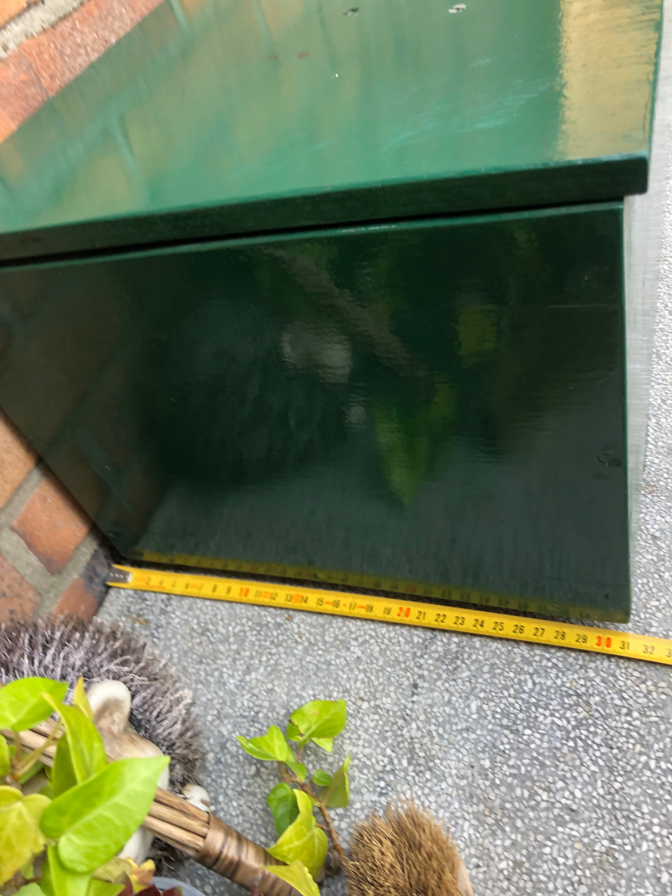 Groene gereedschap kist.