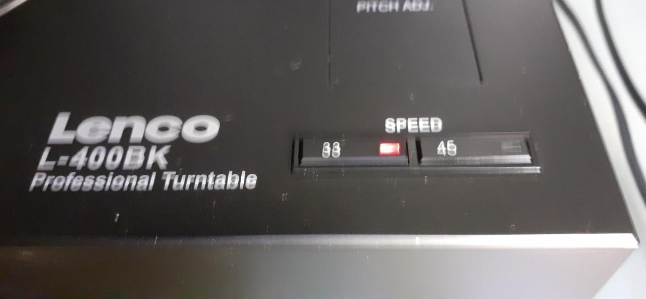Lenco l-400bk proffesionele draaitafel direct drive